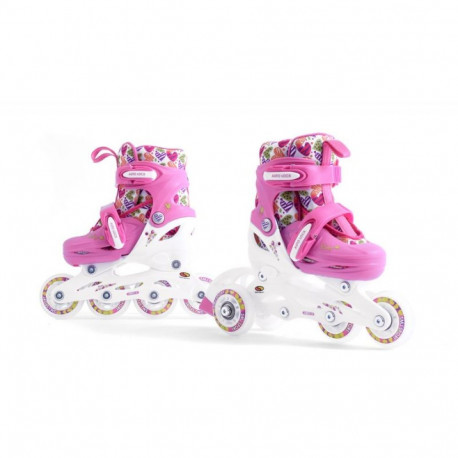 Smj Sport Hearts 2in1 Roller Skates + Adjustable Rollers HS-TNK-000017130 (26-29)