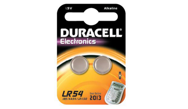 Šarminė baterija DURACELL LR54/DUR-BL2, 2 vnt.