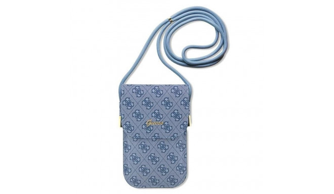 Guess GUOWBP4SNSB handbag - blue 4G Metal Script Logo