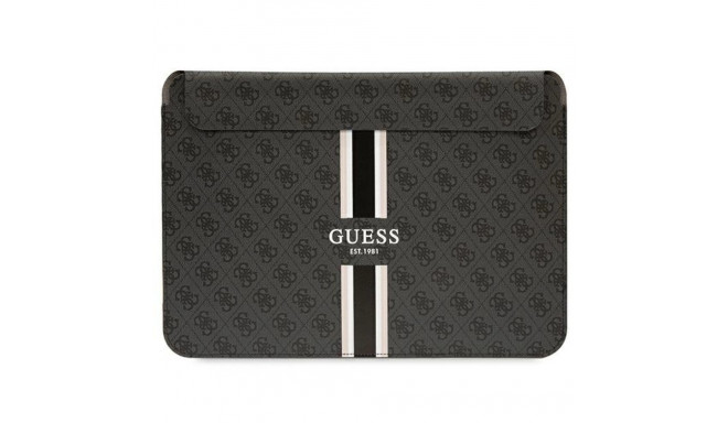 Guess 4G Printed Stripes cover for a 16" laptop - black