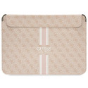 Guess 4G Printed Stripes cover for a 14" laptop - pink