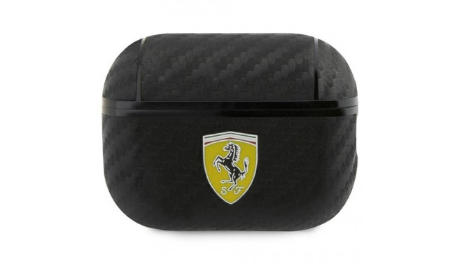 Ferrari FESAP2CABK AirPods Pro 2 cover black/black On Track PU Carbon