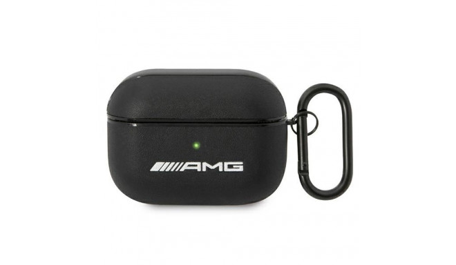 AMG Leather Big Logo case for AirPods Pro - black