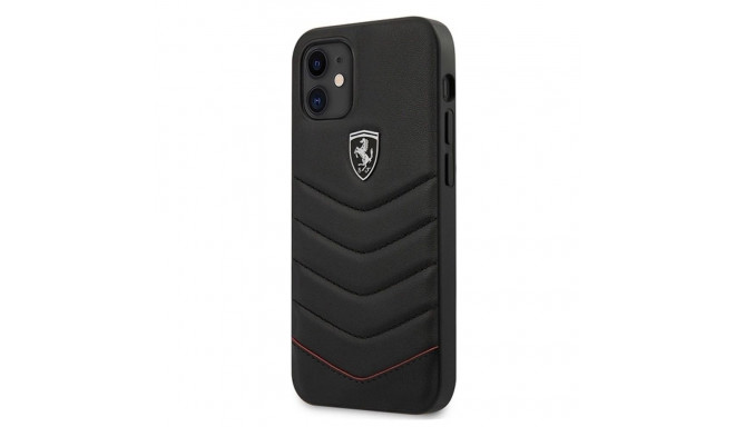 Ferrari FEHQUHCP12SBK iPhone 12 mini 5.4" black/black hardcase Off Track Quilted