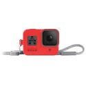 GoPro Sleeve + Lanyard Firecracker Red HERO8 Black