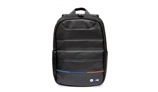 BMW Carbon&Nylon Tricolor 16" backpack - black