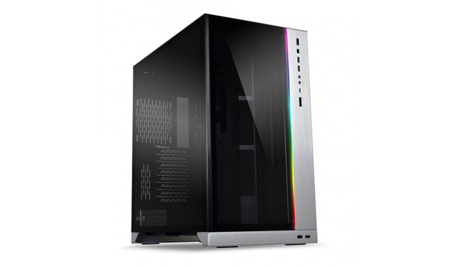 Lian Li 011 Dynamic XL midi-torn must, hõbedane