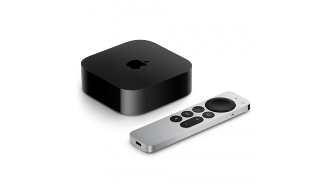 Apple TV 4K Black, Silver 4K Ultra HD 64 GB Wi-Fi