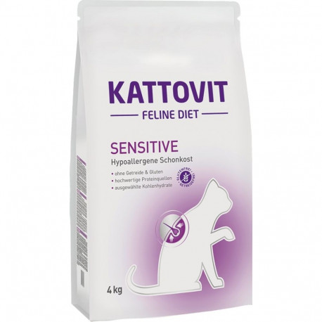 Kattovit Sensitive 4kg täiskasvanud kasside kuivtoit