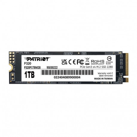 SSD PATRIOT VIPER P320 M.2 PCI-Ex4 NVMe 1TB 3GB/s (P320P1TBM28)