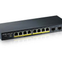Switch GS1900-10HP v2 8port L2 PoE 2xSFP 70W 802.3at