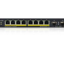 Switch GS1900-10HP v2 8port L2 PoE 2xSFP 70W 802.3at