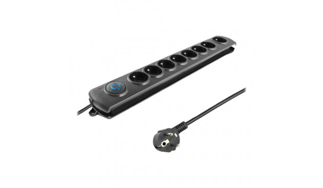 QOLTEC 50113 Surge protector Qoltec   8 power socket   1.8m