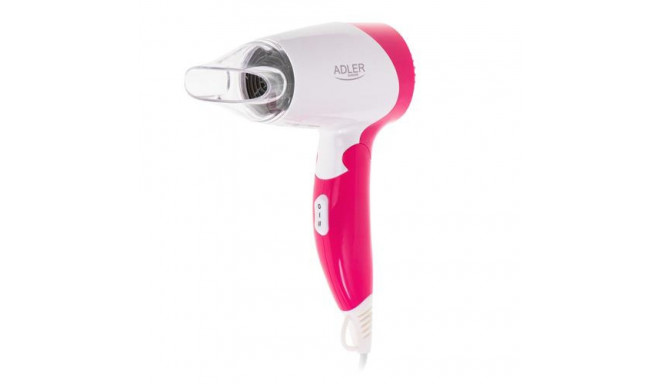 Adler AD 2259 hair dryer 1200 W Pink, White