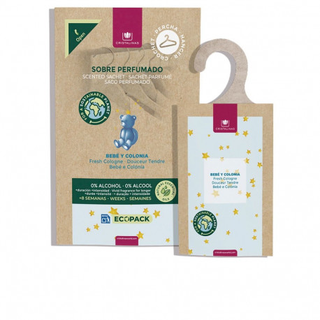 CRISTALINAS ARMARIO ambientador ecopack 0% #bebé y colonia 1 u
