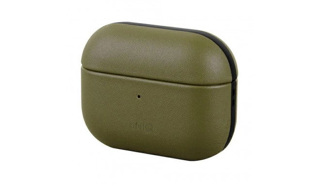 Uniq Terra Genuine Leather case for AirPods Pro - olive