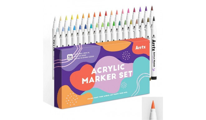 Acrylic Marker Pens ARRTX (36 Colours)