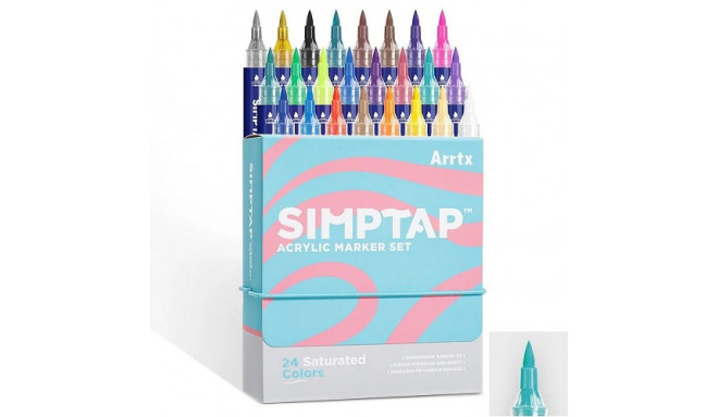 Acrylic Marker Pens ARRTX Simptap (24 Colours)