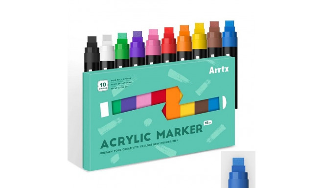 Acrylic Marker Pens ARRTX Jumbo (10 Colours)