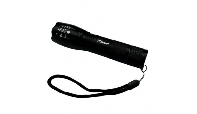 Flashlight, 1000lm, 10W, with rechargeable battery 18650