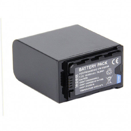 Replacement Battery Panasonic VW-VBD98, 10400mAh