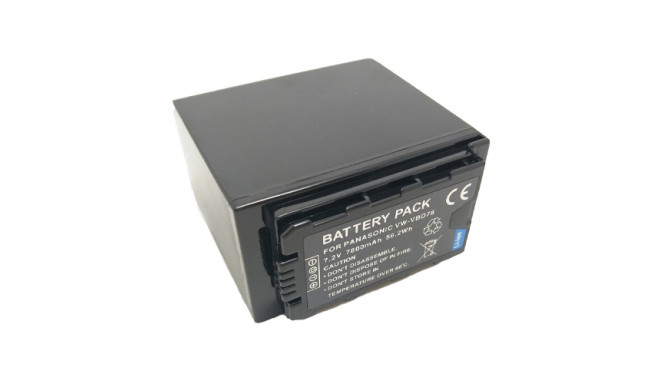 Replacement Battery Panasonic VW-VBD78, 7800mAh