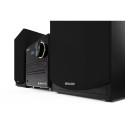 Sharp XL-B517D(BK) Hi-Fi Micro System, CD/FM/USB/Bluetooth v5.0, Aux-in, 45W, Black Sharp | Hi-Fi Mi