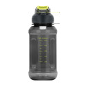 KiCA Hydro+ sports bottle 1000 ml - black