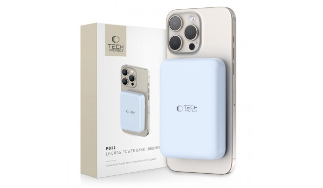 TECH-PROTECT PB11 LIFEMAG MAGSAFE POWER BANK 10000MAH BLUE