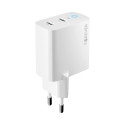 Forever TC-06-40CC GaN PD QC charger 2x USB-C 40W white