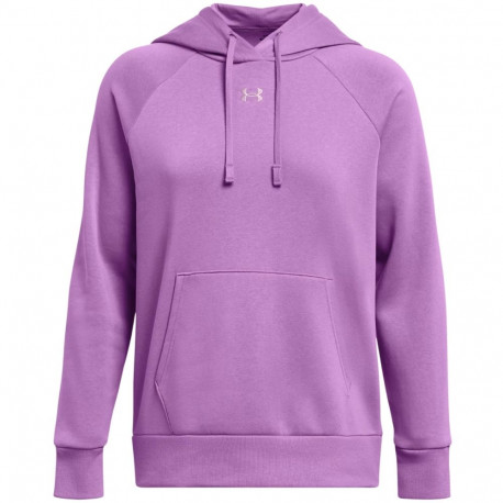 Bluza damska Under Armour Rival Fleece Hoodie fioletowa 1379500 560 L