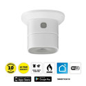 SmartLife carbon monoxide (CO) detector, Wi-Fi, battery CR123A, 85 dB, white