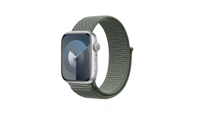 Crong Nylon - Pasek sportowy do Apple Watch 44/45/46/49 mm (Military Green)