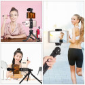 Blogging Smartphone Video Rig (LED Light, Flexible Tripod, Phone Holder, Mic)