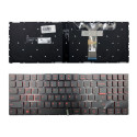 Klaviatūra Lenovo: Legion Y520, Y530 with red backlight