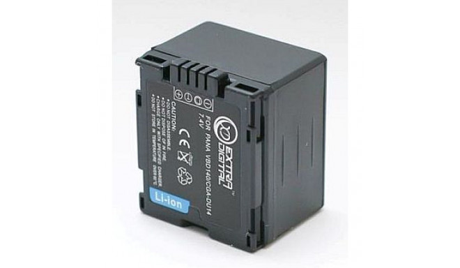 Replacement Battery Panasonic CGA-DU14, 1400mAh