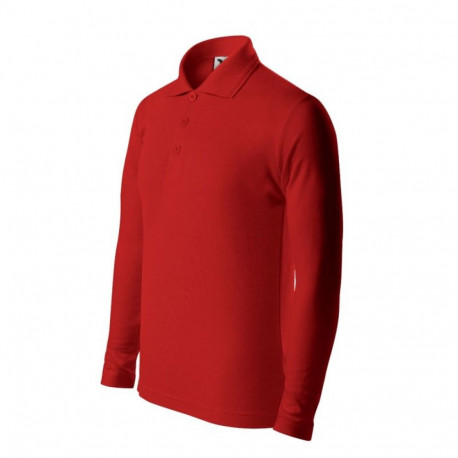 Malfini Pique Polo LS Jr MLI-24107 red polo shirt (134 cm/8 lat)