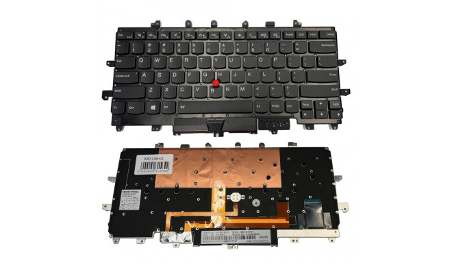 Keyboard LENOVO X1 Carbon Gen 4, with Trackpoint, with Backlight, US