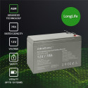 Qoltec battery AGM 12V 7Ah max 105A Securit