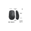 Logitech MX Anywhere 3S for Business Wireless Mouse, RF Wireless + Bluetooth, 8000 DPI, Graphite