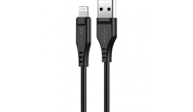 Acefast USB-A - Lightning Cable 1.2 m Black (6974316280828)