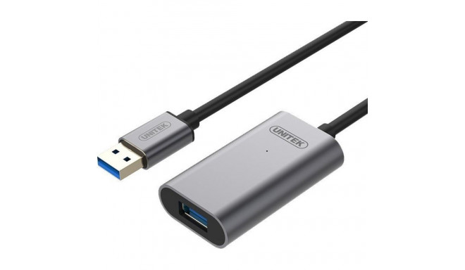 Unitek USB-A - USB-A USB Kaabel 10 m Must (Y-3005)