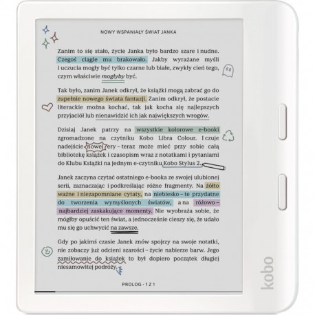 Kobo Libra Color luger valge (N428-KU-WH-K-CK)