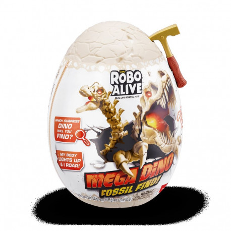 ROBOALIVE Interactive toy Mega Dino fossil find surprise egg
