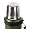 G21 drinking thermos, 1000 ml, khaki green with handle