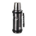 Thermos bottle G21 for drinks, 1000ml, steel gray with handle