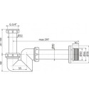 Bidet siphon Ravak DN 40, X01560