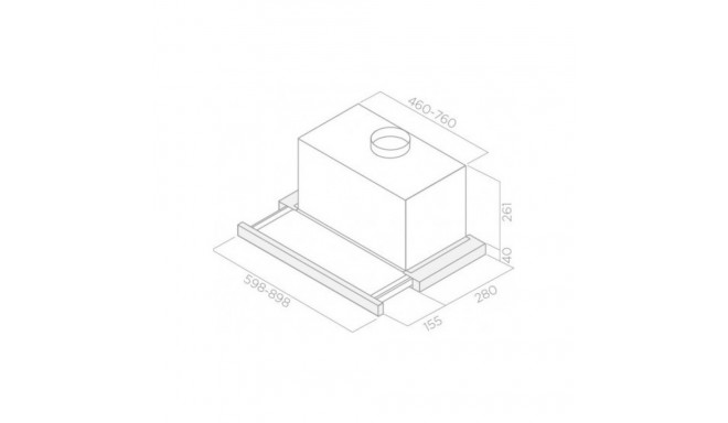 Hood ELICA ELITE 26 PB IX/A/60