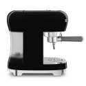 Coffee machine SMEG Espresso ECF02BLEU, black