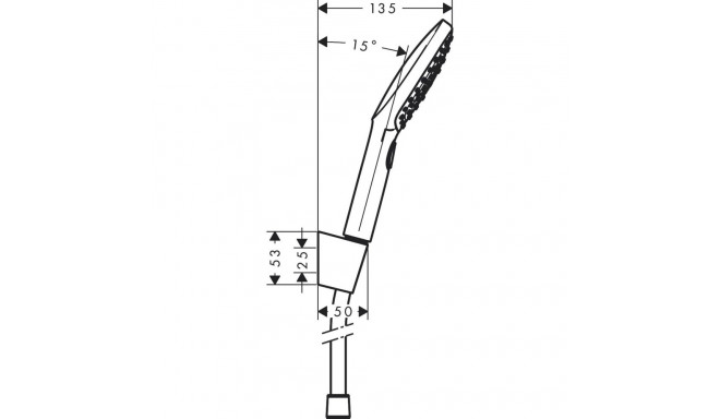Hand shower Hansgrohe Raindance Select E 26700000